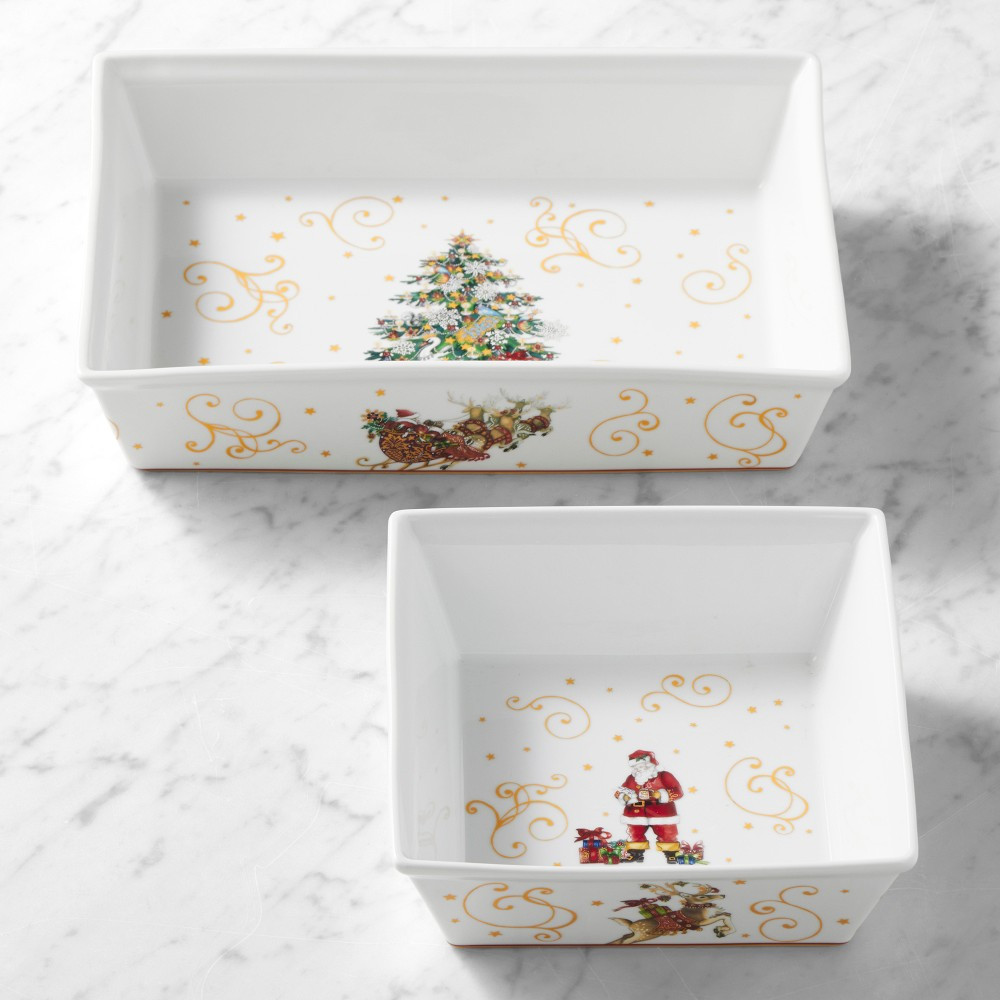 'Twas the Night Before Christmas Bakers, Set of 2 | Williams-Sonoma