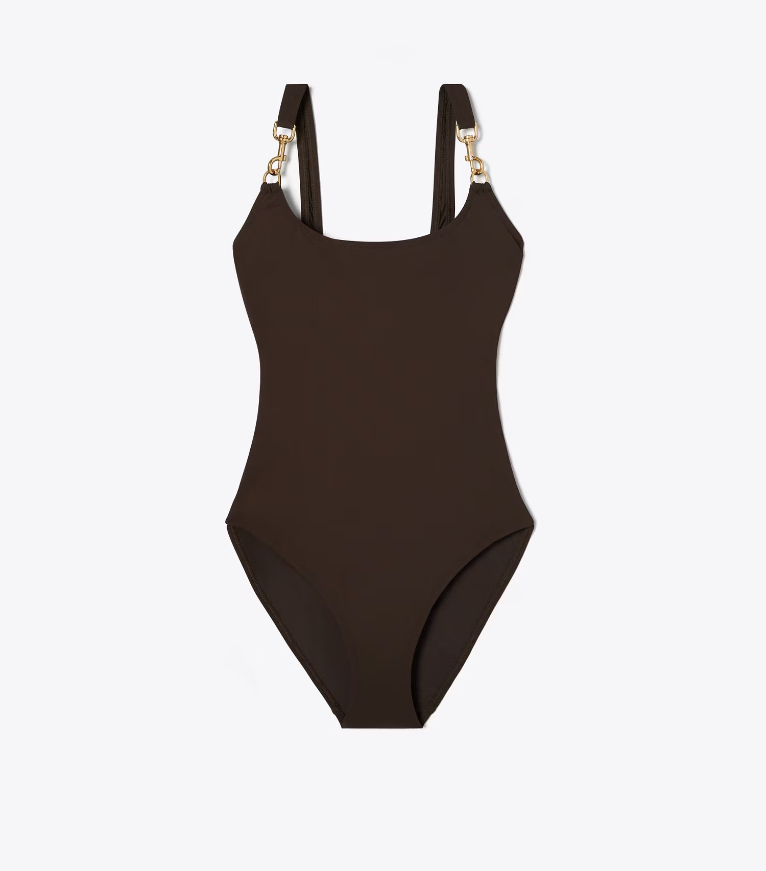 Clip Tank Swimsuit: Women's Designer One Pieces | Tory Burch | Tory Burch (US)