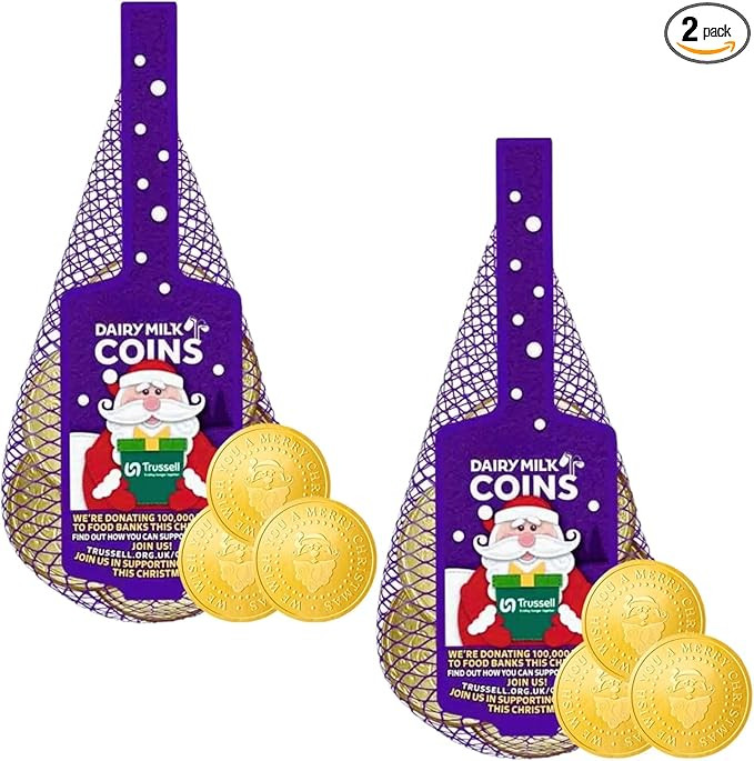 Christmas Chocolate Bundle With Dairy Milk Coins 70g (2 Pack) | Amazon (UK)