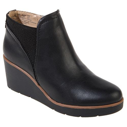 SOUL Naturalizer® Affirm Water-Repellent Ankle Bootie - Black - Size 9 | HSN