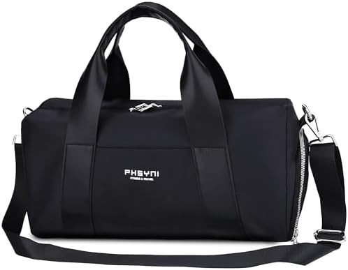 Sports Small Gym Bag for Women & Girls and Kids, Cute Mini Duffle Bag with Wet Pocket & Shoes Com... | Amazon (US)