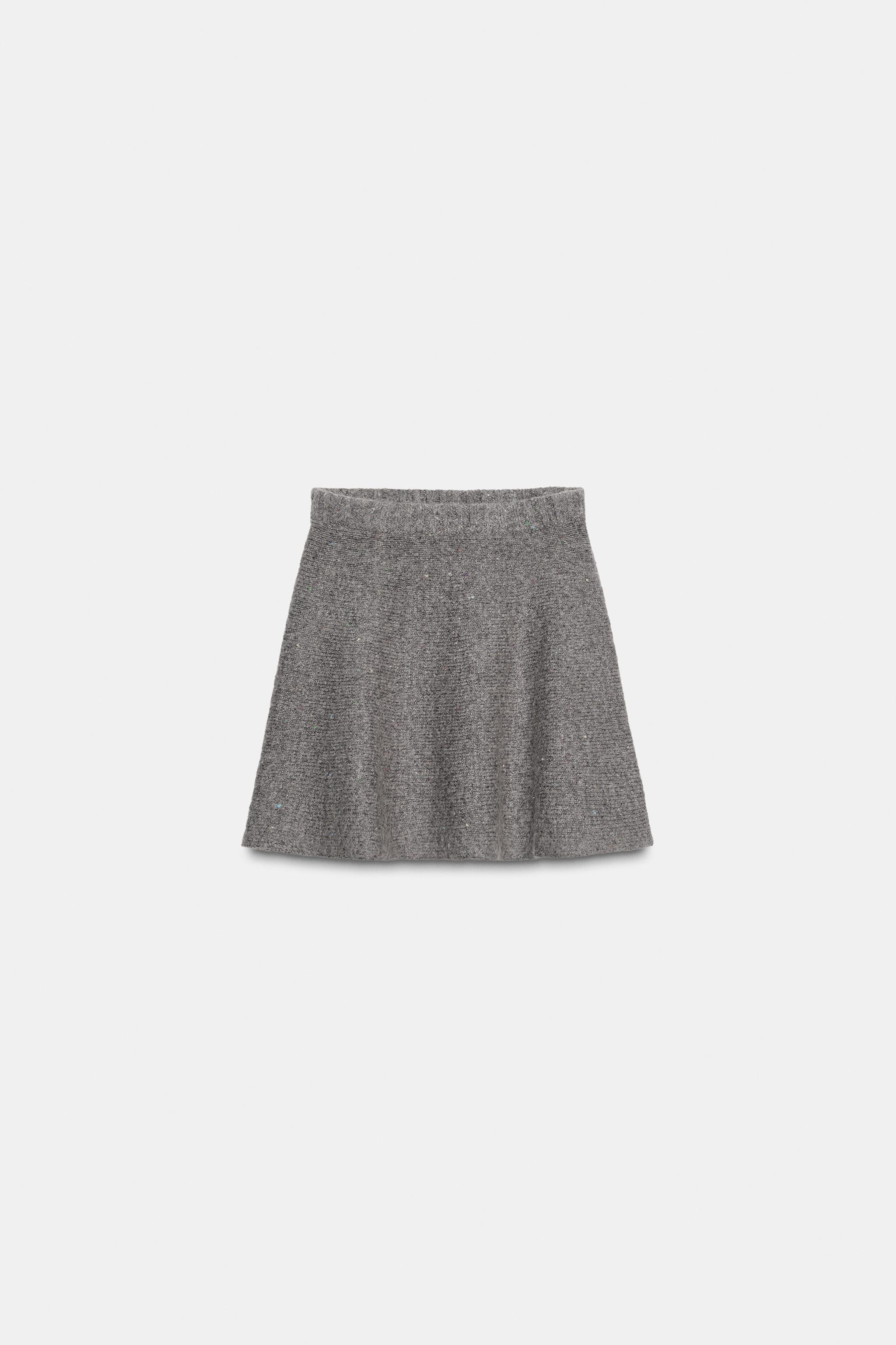 WOOL MINI SKIRT | Zara US