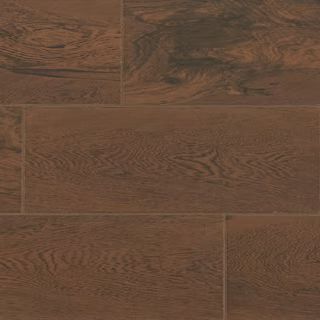 Daltile Glenwood Cherry 7 in. x 20 in. Ceramic Floor and Wall Tile (392.04 sq. ft. / pallet) GW08... | The Home Depot