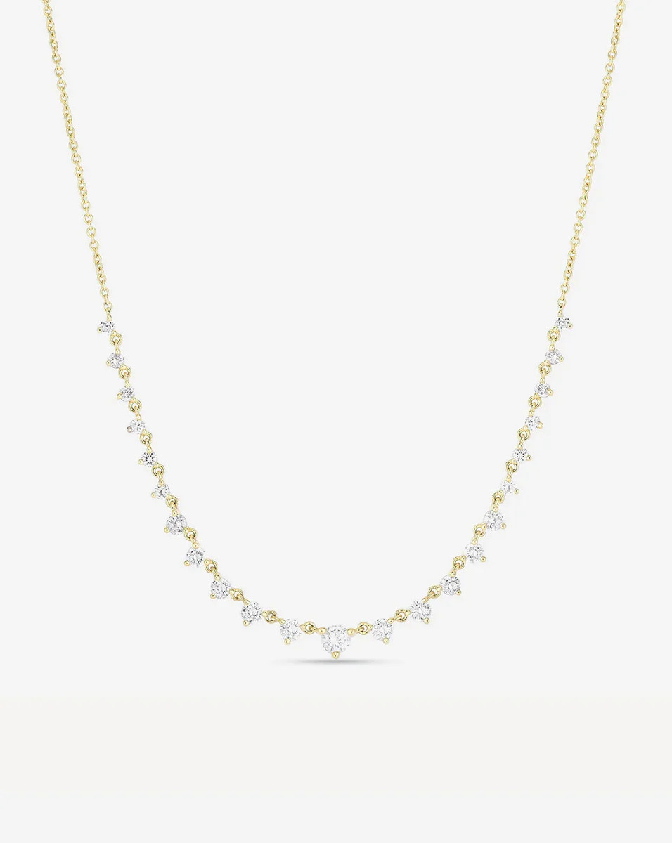 Graduated Lab Diamond Layering Necklace | Ring Concierge