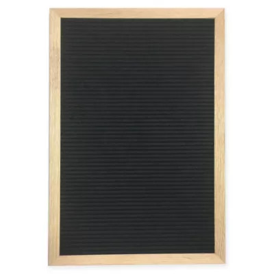 12-Inch x 18-Inch Oak Wood Felt Letter Board | Bed Bath & Beyond