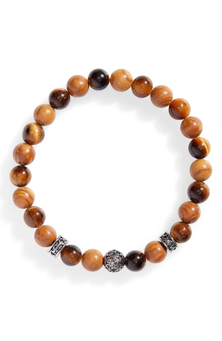 Nordstrom Men's Meaningful Stones Beaded Bracelet | Nordstrom | Nordstrom Canada