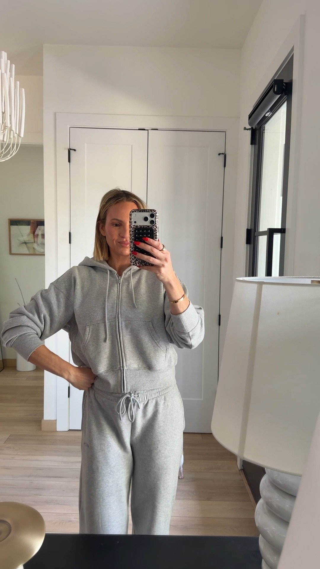 School drop off look. I’ve basically been living in this sweatpants suit. It’s so comfortable. I am wearing a medium on the top and a small in the bottom. ￼

#LTKdayinmylife #LTKmorningroutine #LTKmomlife