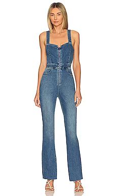 Free People Crvy 2nd Ave One Piece Jumpsuit in Curulean from Revolve.com | Revolve Clothing (Global)