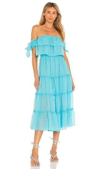 X REVOLVE Micaela Dress in Sky Blue | Revolve Clothing (Global)