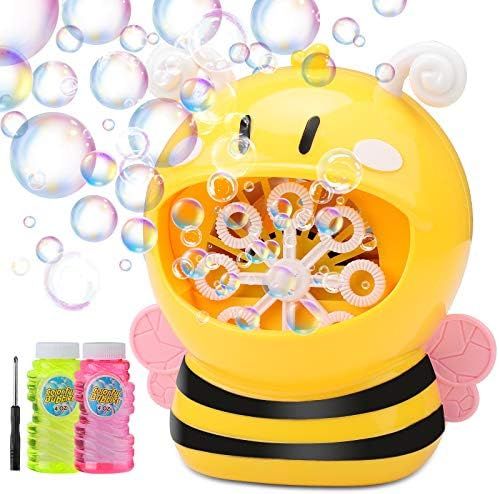 Colminsen Bubble Machine Bee Bubble Blower 800+ Bubbles Per Minute, Automatic Bubble Machine for ... | Amazon (US)