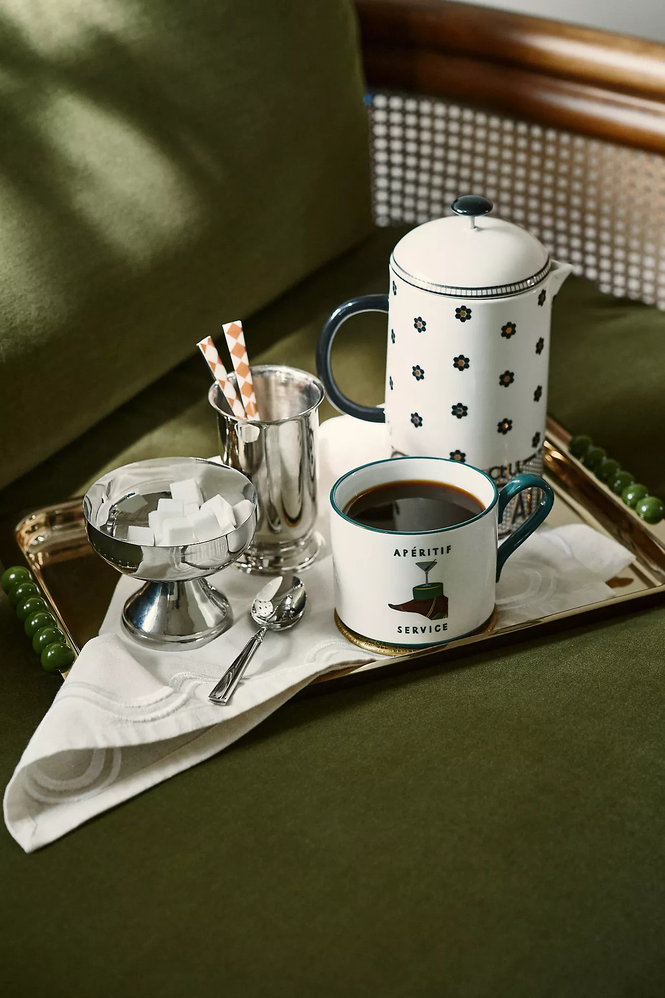 Bedford Silver Bath Tumbler | Anthropologie (US)