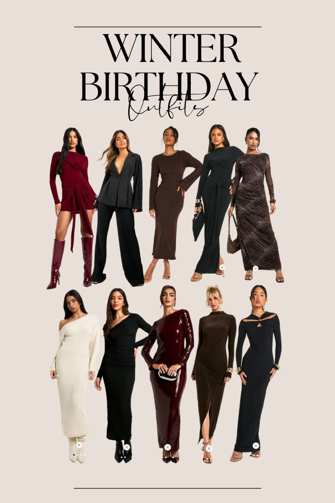 Winter Bday Inspo - you can wear these with closed heels or boots as well!🫶🏼

#LTKMidsize #LTKStyleTip #LTKSeasonal