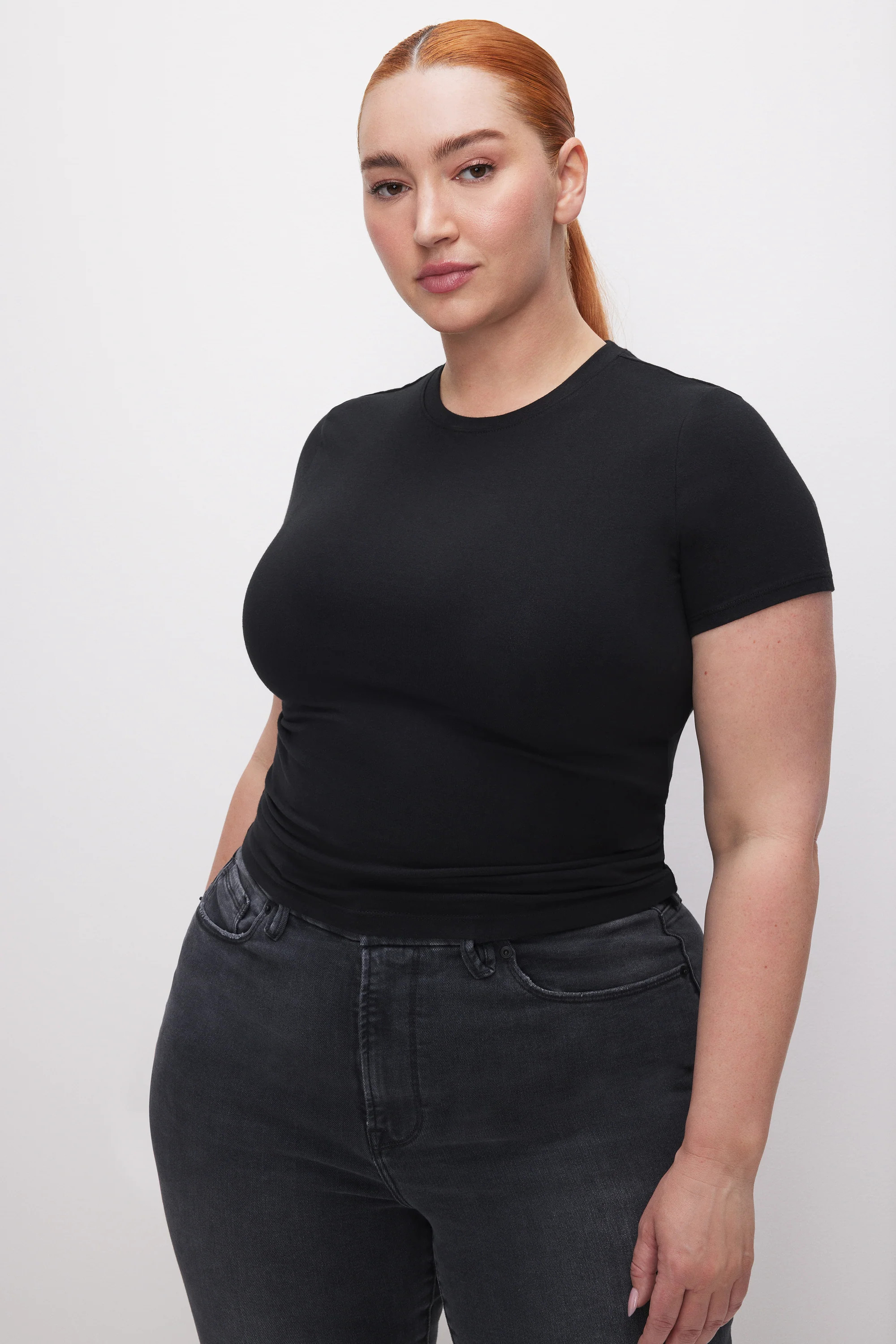 SUPER STRETCH BABY TEE | Good American