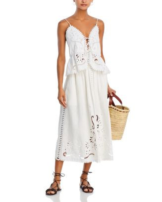 Liat Embroidered Cotton Camisole Top & Midi Skirt | Bloomingdale's (US)