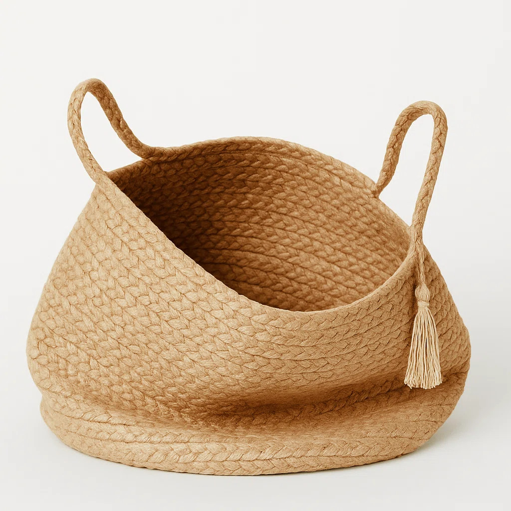 Aarya Hand-Braided Solid Color Relaxed Natural Jute BasketByKelly Clarkson Home4.0Rated 4 out of ... | Wayfair North America
