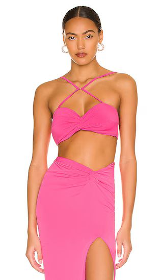Jewel Crop in Neon Pink | Revolve Clothing (Global)