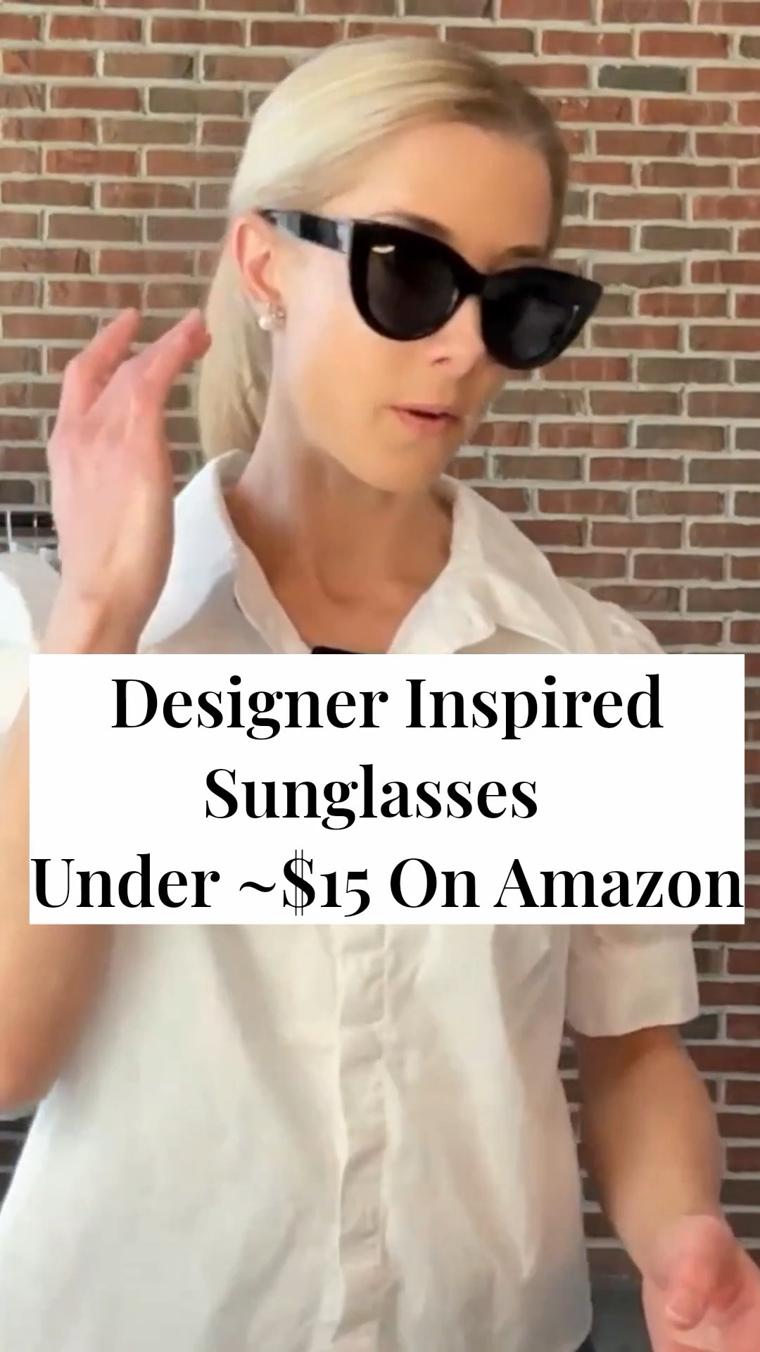 Designer Inspired Sunglasses  Under ~$15 On Amazon

#LTKActive #LTKTravel #LTKSwim