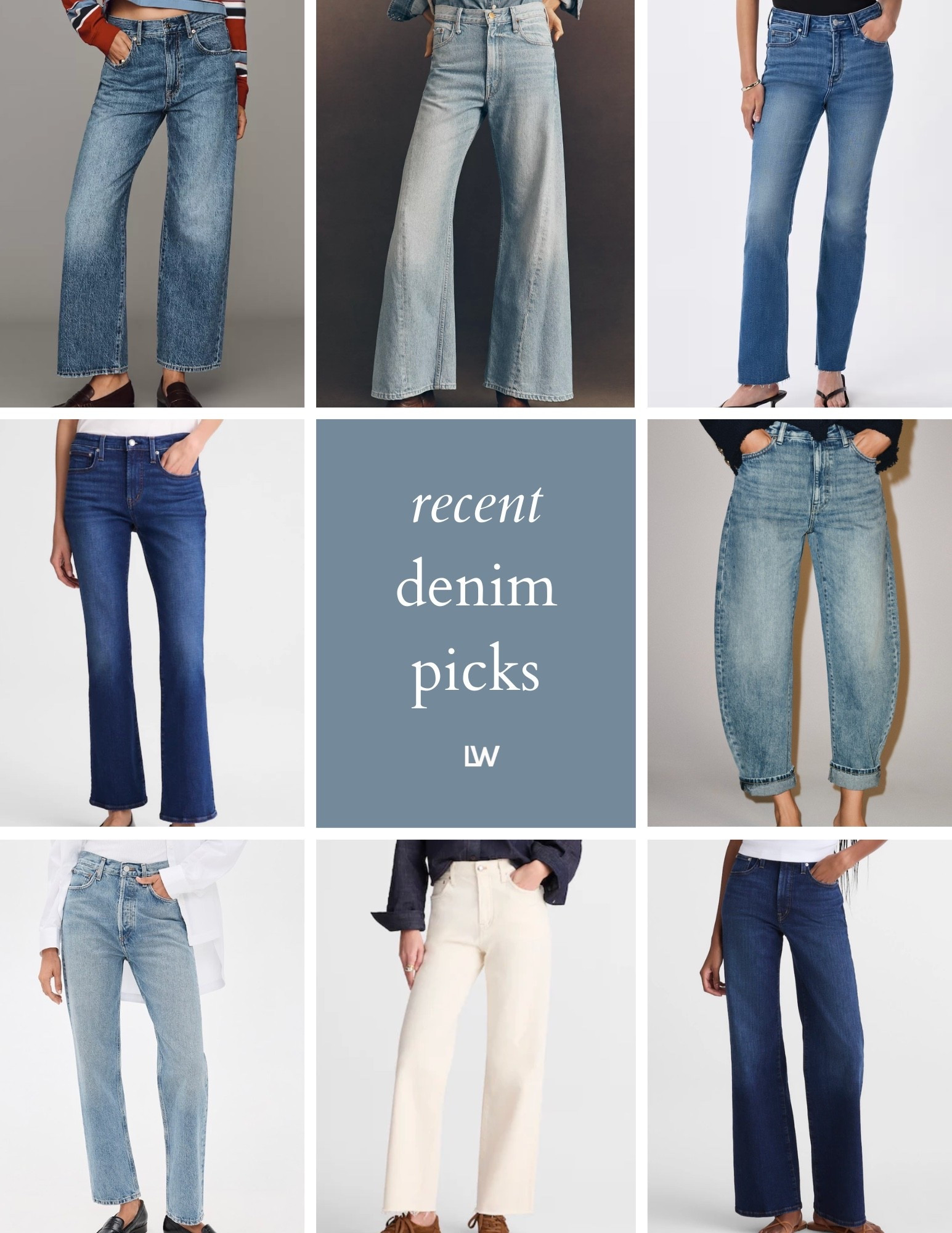 Some of my recent favorite denim pieces!!