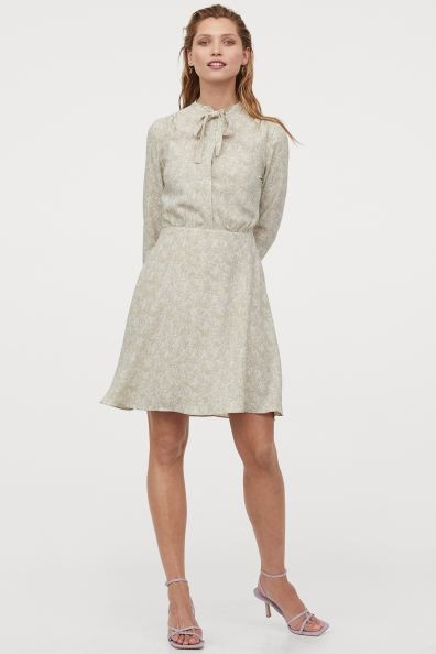 Crêped Dress with Ties | H&M (US + CA)