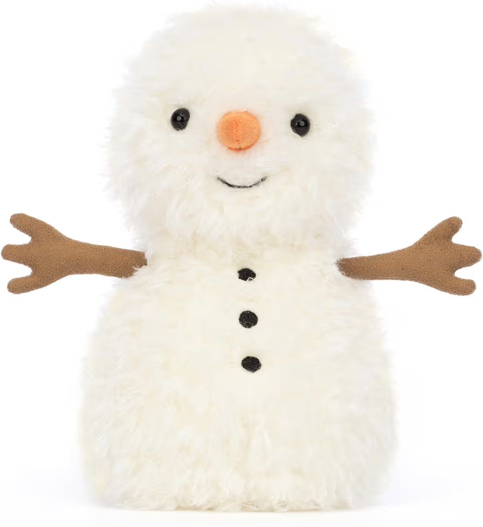 Jellycat Little Snowman Stuffed Toy, 7 inches - Snowman Plush - Classic Children's Toy Décor | Amazon (US)
