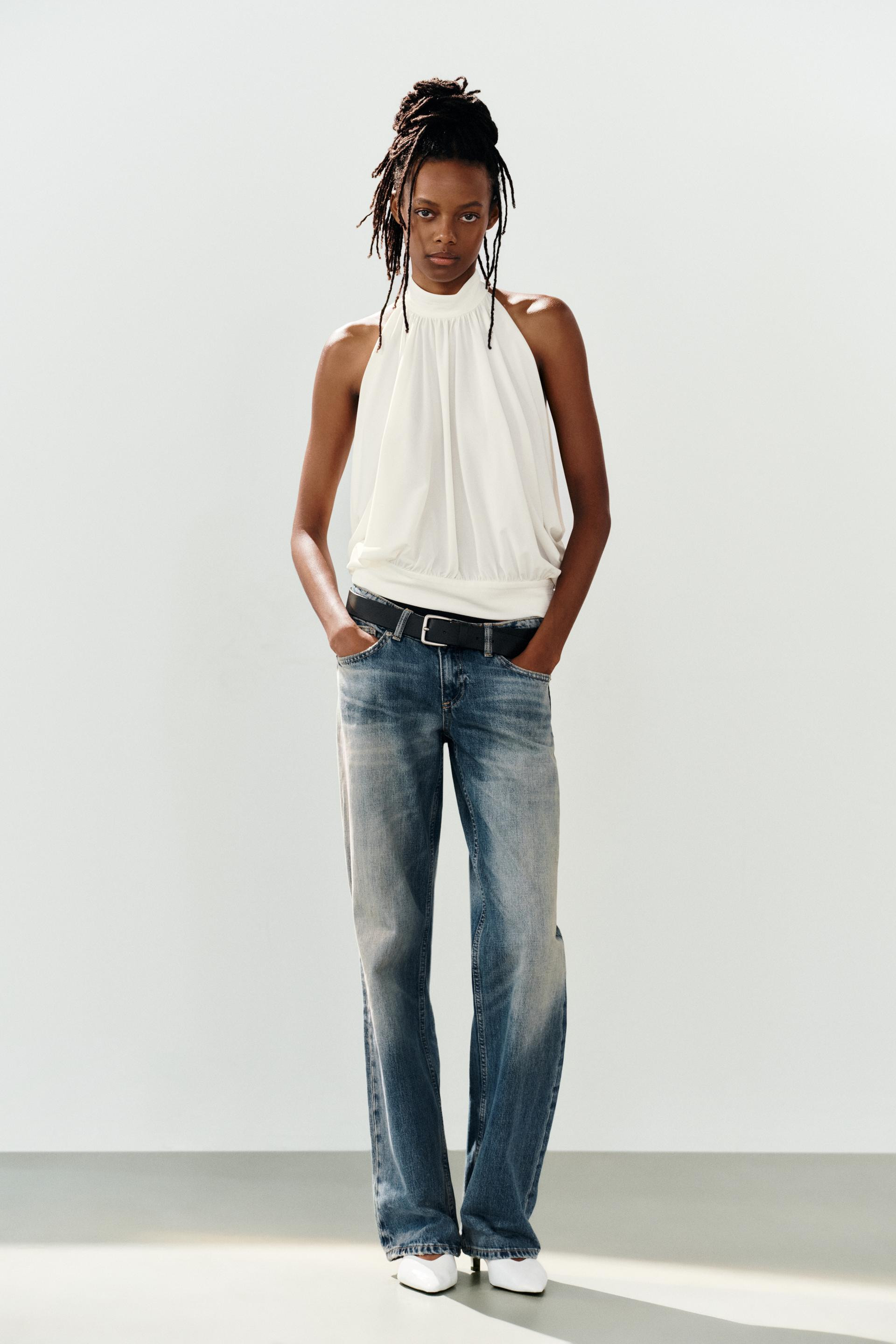 BALLOON HALTER TOP | Zara US