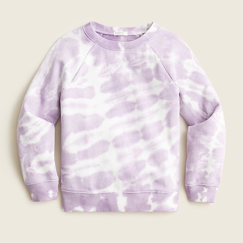 Girls' french terry sweatshirt in tie-dyeItem BE603 
 
 
 
 
 There are no reviews for this produ... | J.Crew US