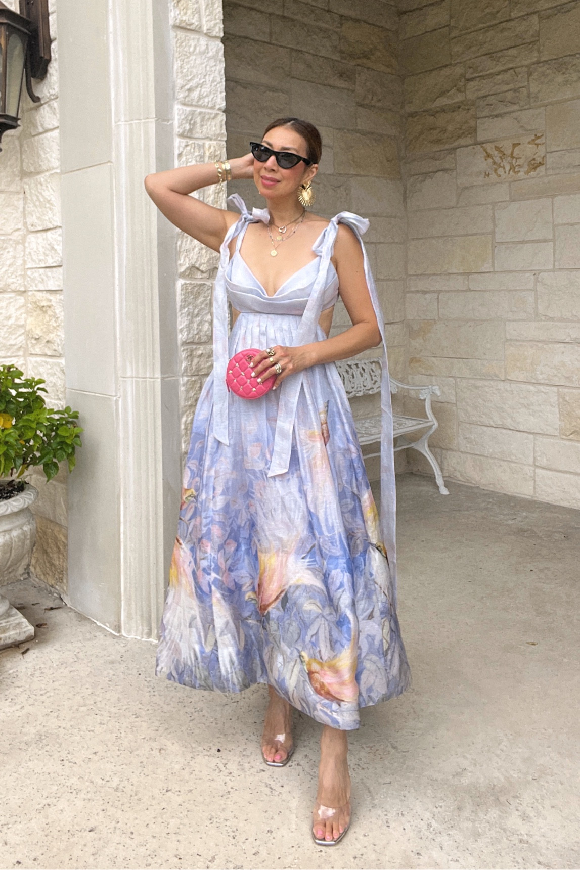 Beautiful Zimmermann shoulder tie linen dress 💜 (size 1) 

#LTKtravel #LTKsalealert #LTKwedding