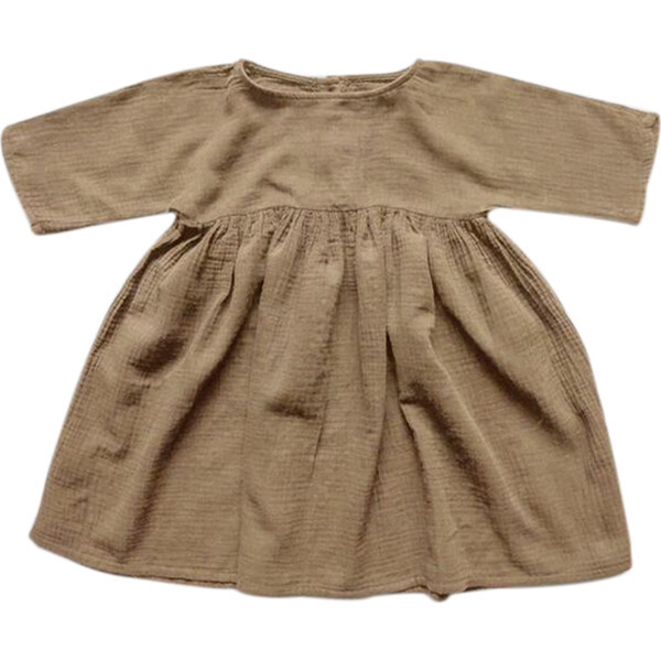 The Muslin Dress, Camel | Maisonette