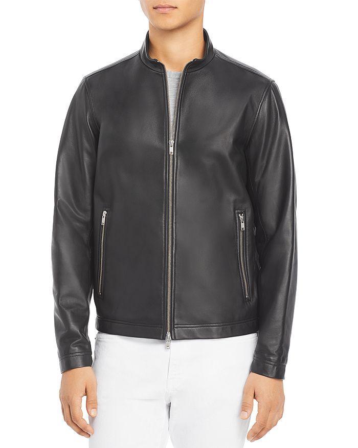 Theory Kelleher Morvek L Leather Jacket  Men - Bloomingdale's | Bloomingdale's (US)