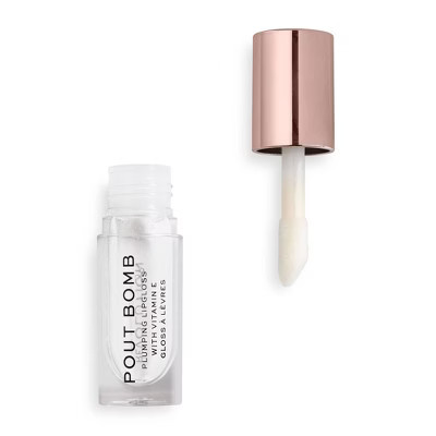 Makeup Revolution Pout Bomb Plumping Gloss - Clear - 0.16 fl oz | Target