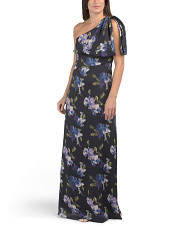 Chelsea Gown With Bow Shoulder Accent | Marshalls