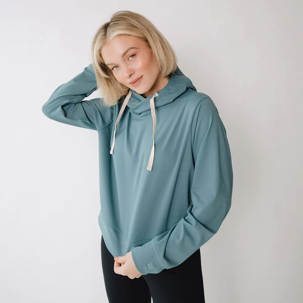 Intention Hoodie, Blue Grey | Albion Fit