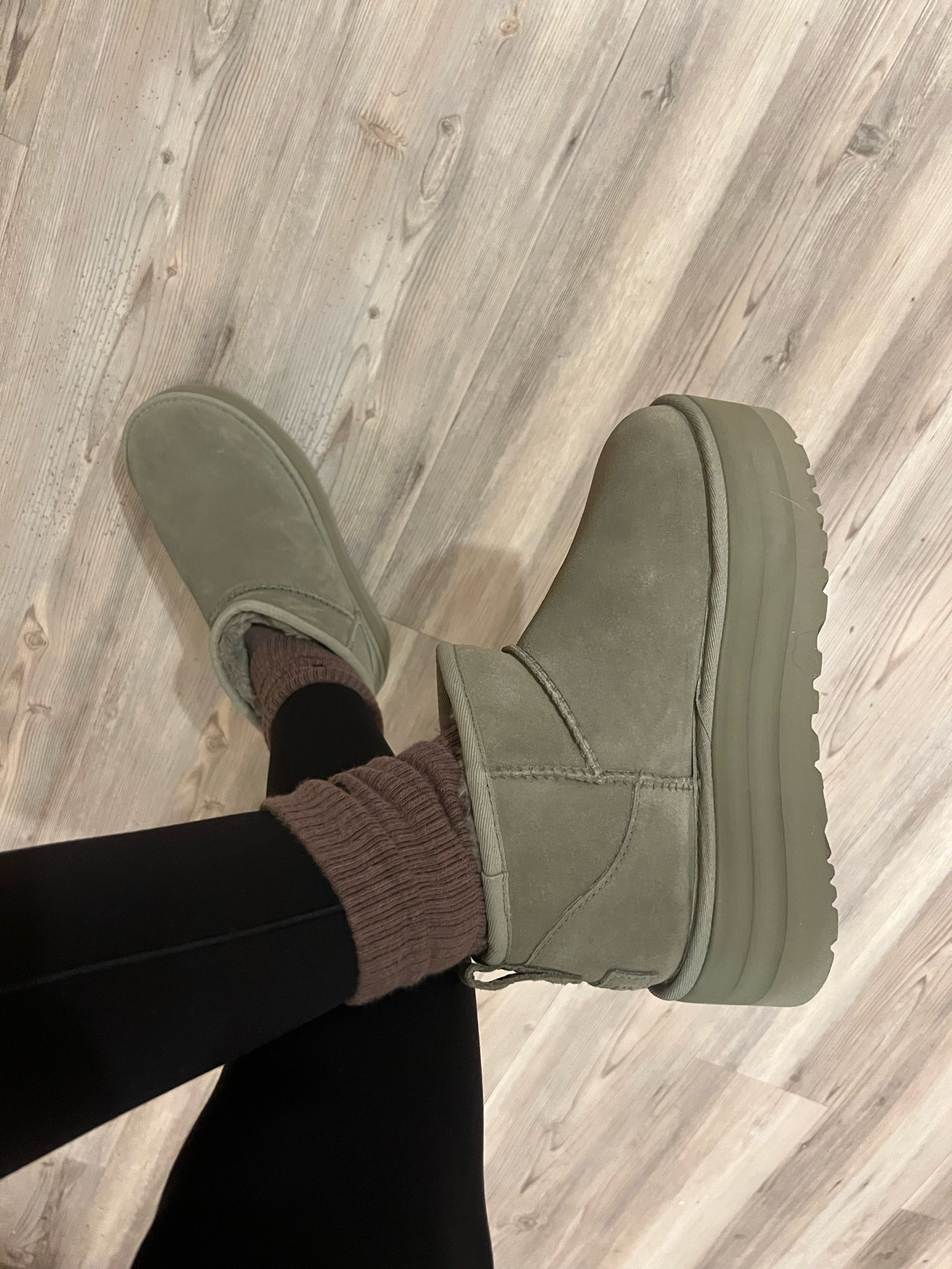 UGG ultra mini platform in moss green 

#LTKFind #LTKshoecrush #LTKsalealert