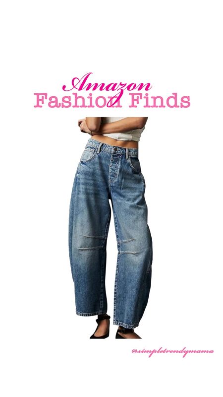 Love these jeans!! 

#amazon #summeroutfit #barreljeans

#LTKStyleTip #LTKFindsUnder100 #LTKFindsUnder50