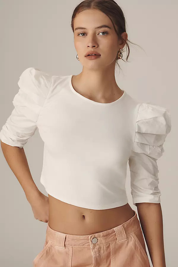 Puff-Sleeve Blouse | Anthropologie (US)