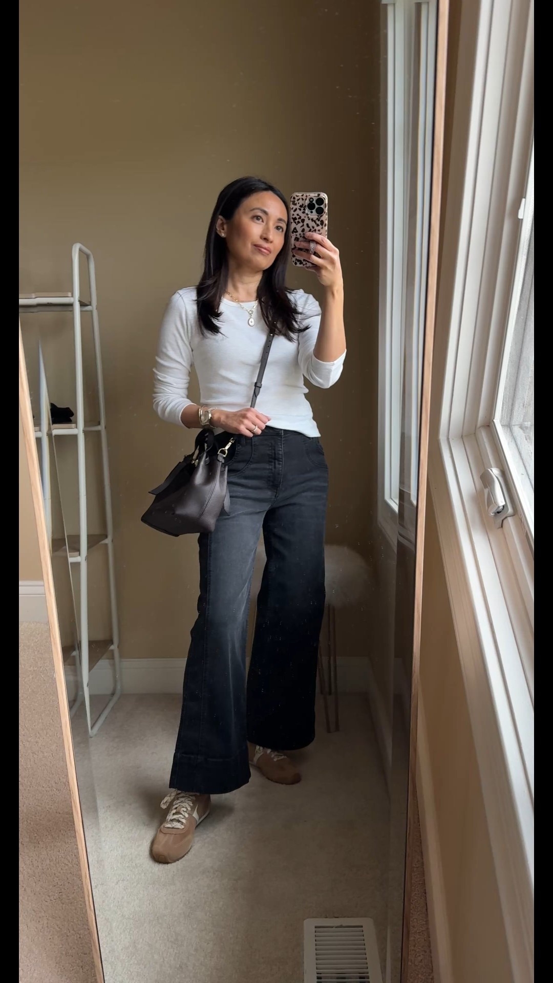 Black jeans: casual & dressy with the Meg High Rise Wide Leg from @kutfromthekloth #sponsored 
- I like black denim for its versatility to dress up or down. 
- Love the detailing on this particular pair. Good weight denim with stretch for comfort. 
- Size down for the most flattering fit due to the comfort stretch nature of the material. Wide range of sizing available with different lengths 


#LTKOver40 #LTKFindsUnder100 #LTKootd