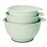 KitchenAid Classic Mixing Bowls, Set of 3, Pistachio | Amazon (US)