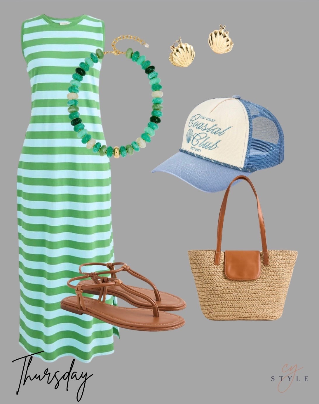 Thursday OOTD! Such an easy “throw on” dress yet so cute and put together! Hide your dirty hair in a cute hat! 💚🩵
J crew factory

#LTKOver40 #LTKSaleAlert #LTKootd