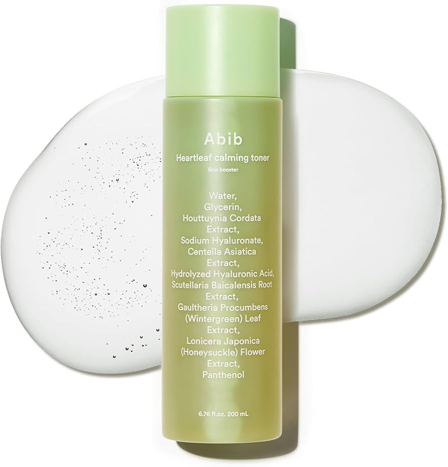 Abib Heartleaf Calming Toner Skin Booster 7.1 fl oz / 210ml I Toner for Senstive Skin, Irritated ... | Amazon (US)