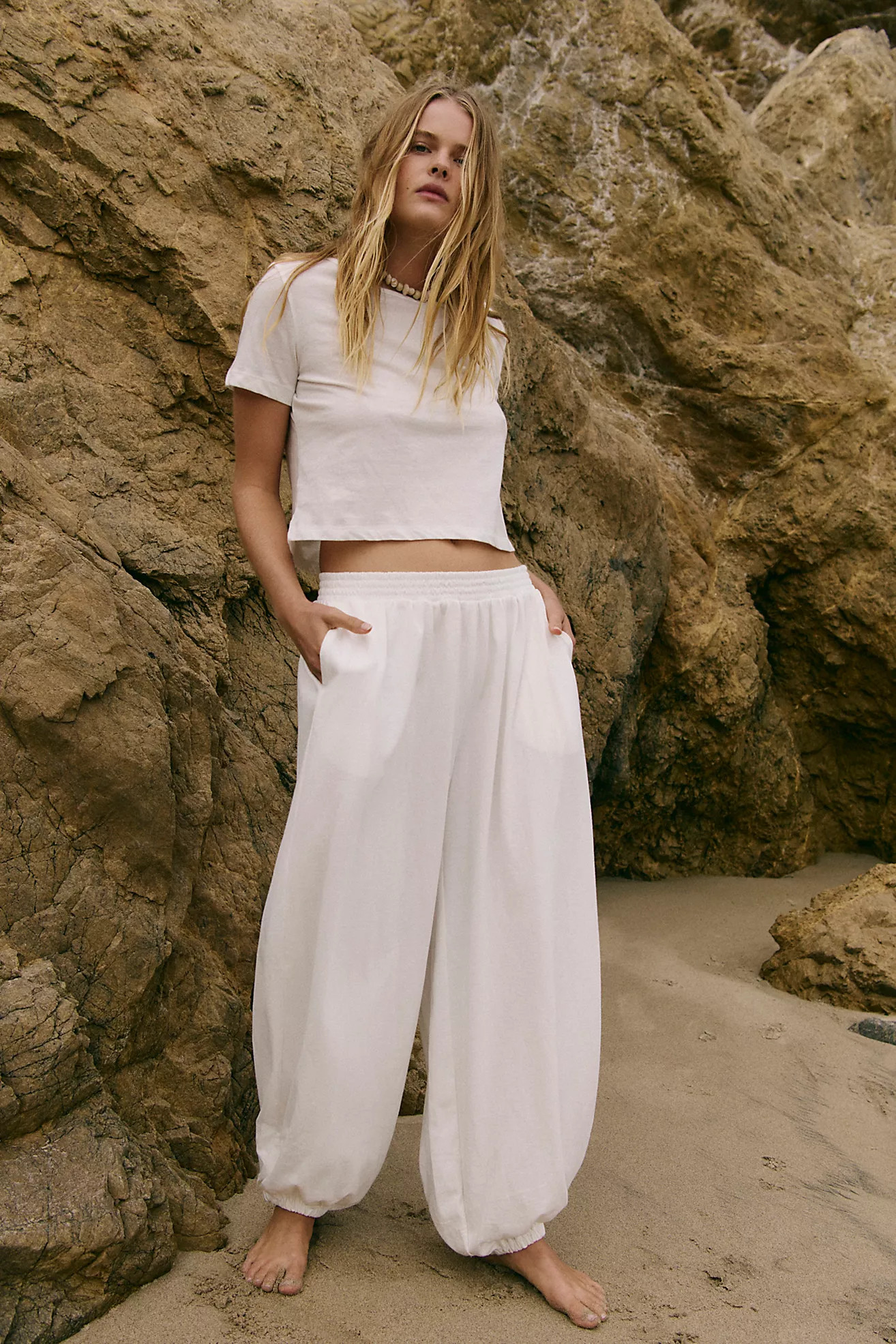 Stella Cotton-Jersey Pant Set | Free People (Global - UK&FR Excluded)