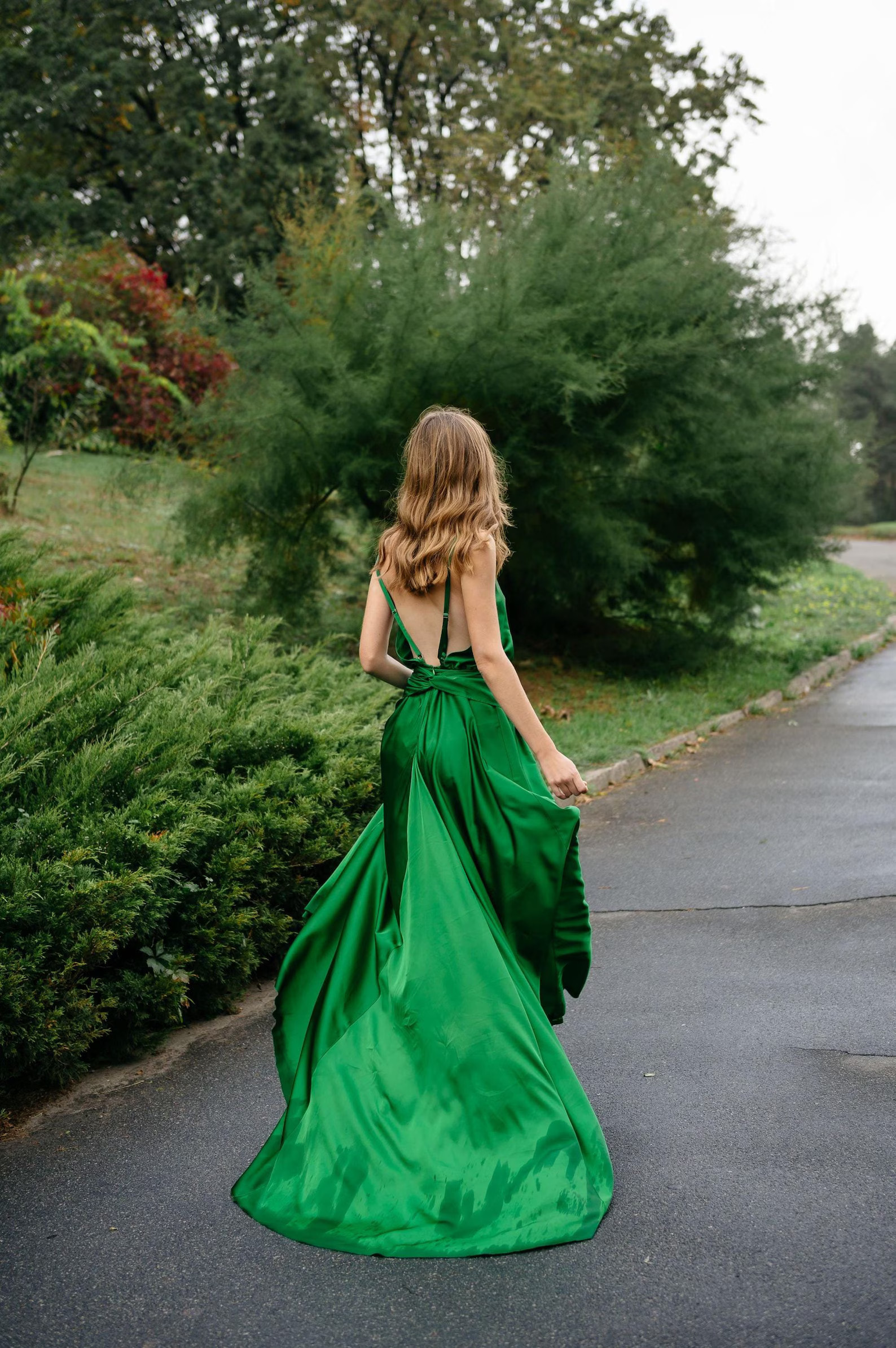 Atonement Dress Green Wedding Dress Long Maxi Dress With Open Back Backless, Cecilia in Atonement... | Etsy (US)