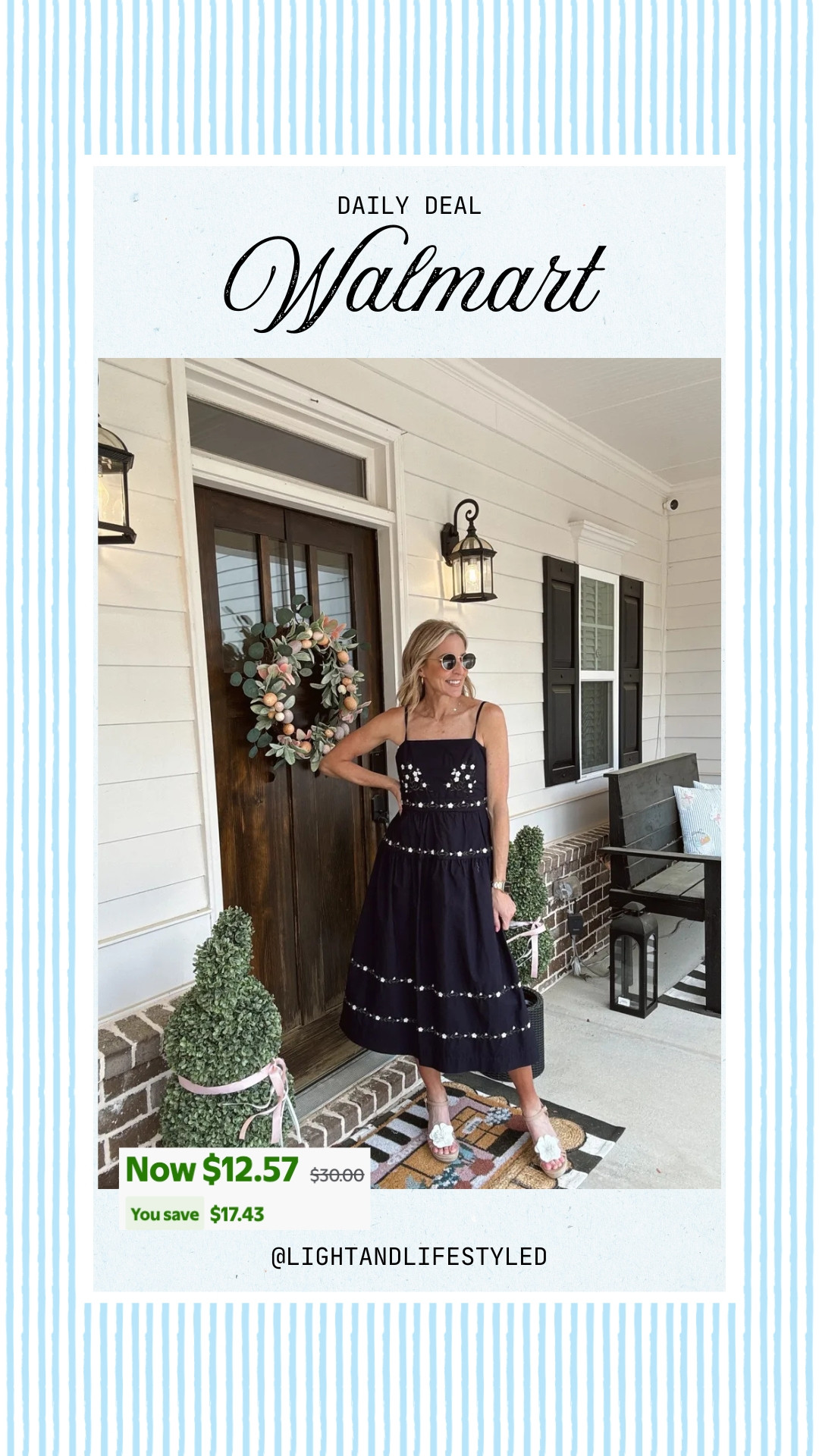 This Walmart dress is only $12.57!! The embroidery detail makes it look way more expensive!!

#LTKSaleAlert #LTKootd #LTKSeasonal