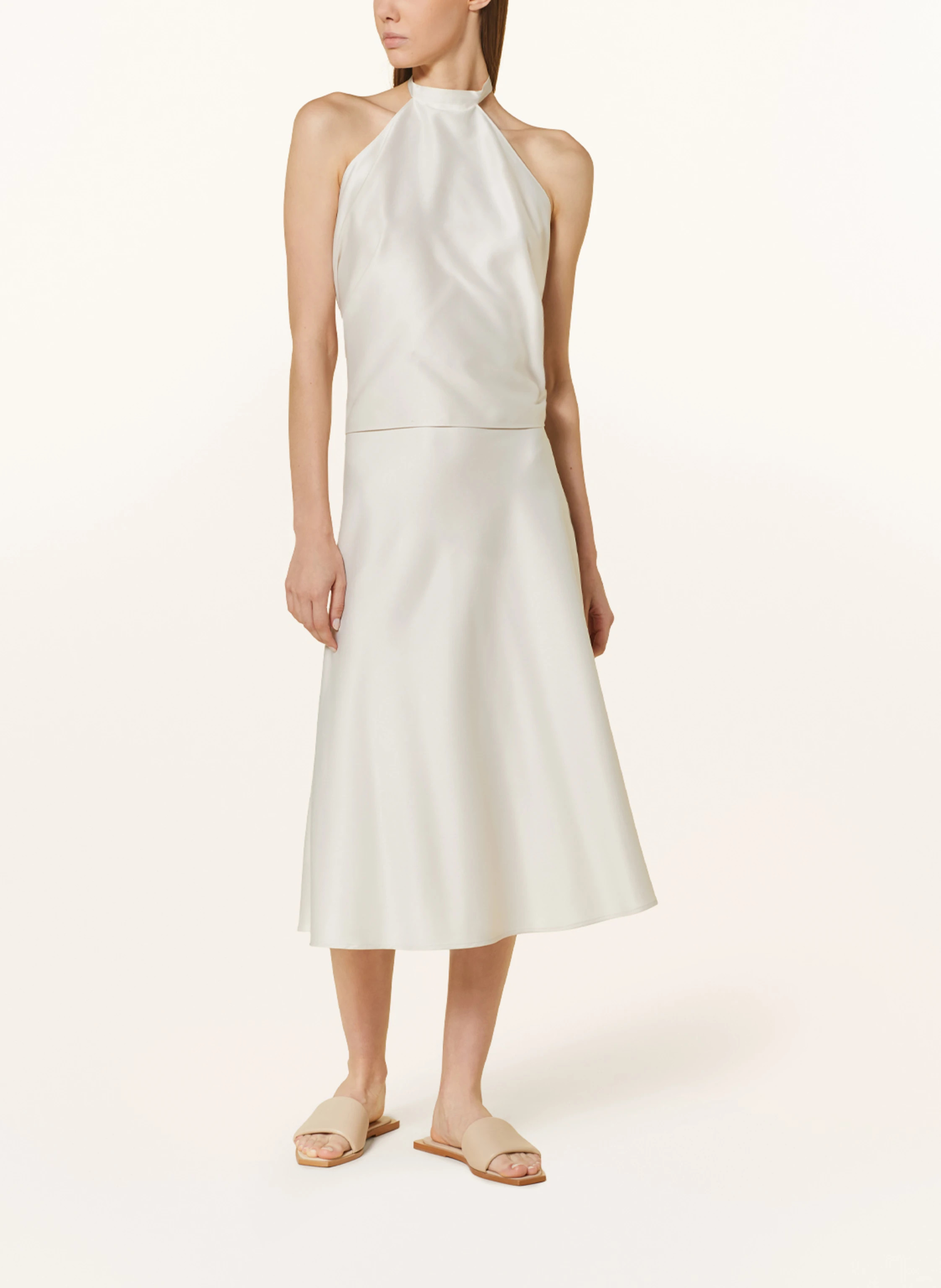 Juvia Satinrock FLEUR in creme | Breuninger (DACH)