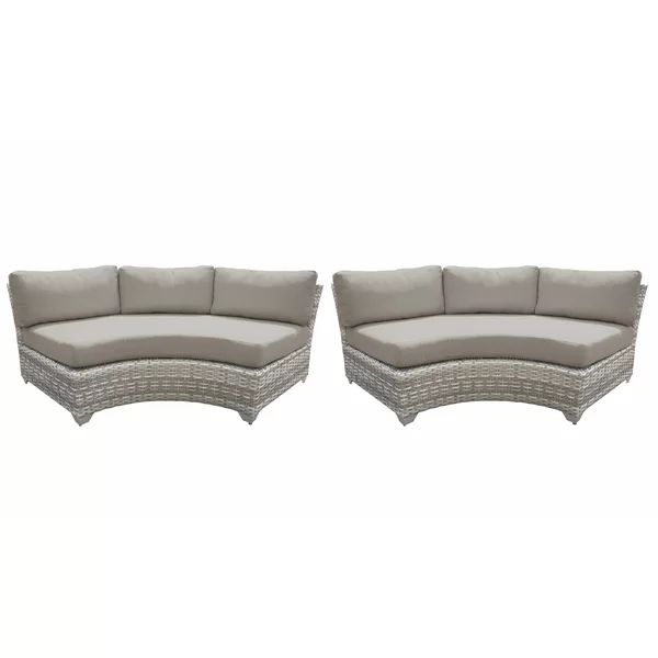 Waterbury Patio Sofa with Cushions (Set of 2) | Wayfair North America
