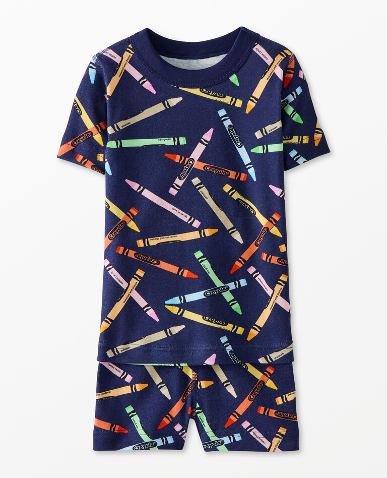 Crayola® Short John Pajama Set | Hanna Andersson