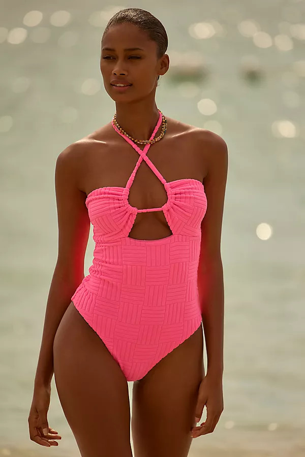 Beach Riot Phoenix Terry One-Piece Swimsuit | Anthropologie (US)