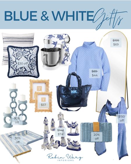 Blue and White gift guide 

#LTKGiftGuide #LTKfindsunder100 #LTKfindsunder50