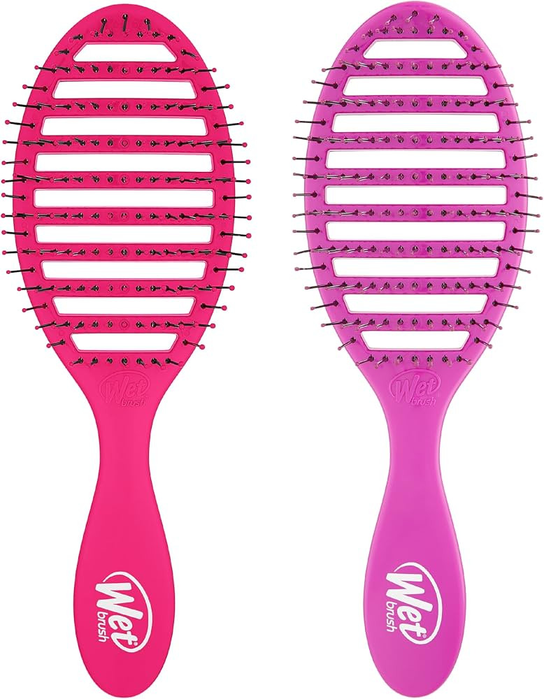 Wet Brush Speed Dry Detangling Brush, Vented Design for Fast Blow Drying - Ultra-Soft HeatFlex Br... | Amazon (US)