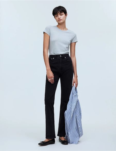 After seeing the Khaite straight leg jeans everywhere I knew I needed to find something just as cute and more affordable: these Madewell straight leg jeans are perfect and come in so many colors including ecru

Jeans , capsule wardrobe 

#LTKxMadewell