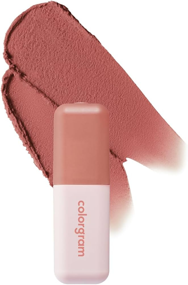 COLORGRAM NUDE BLUR TINT 03 LOVELY FIG | Soft Velvet Matte Lip Stain & Cheek Tint | Lightweight B... | Amazon (US)